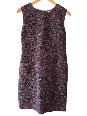 ERDEM Sleeveless Jacquard Shift Dress